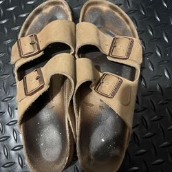 Men’s Tan Birkenstocks 