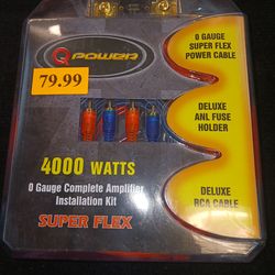 0 guage QPower wiring kit