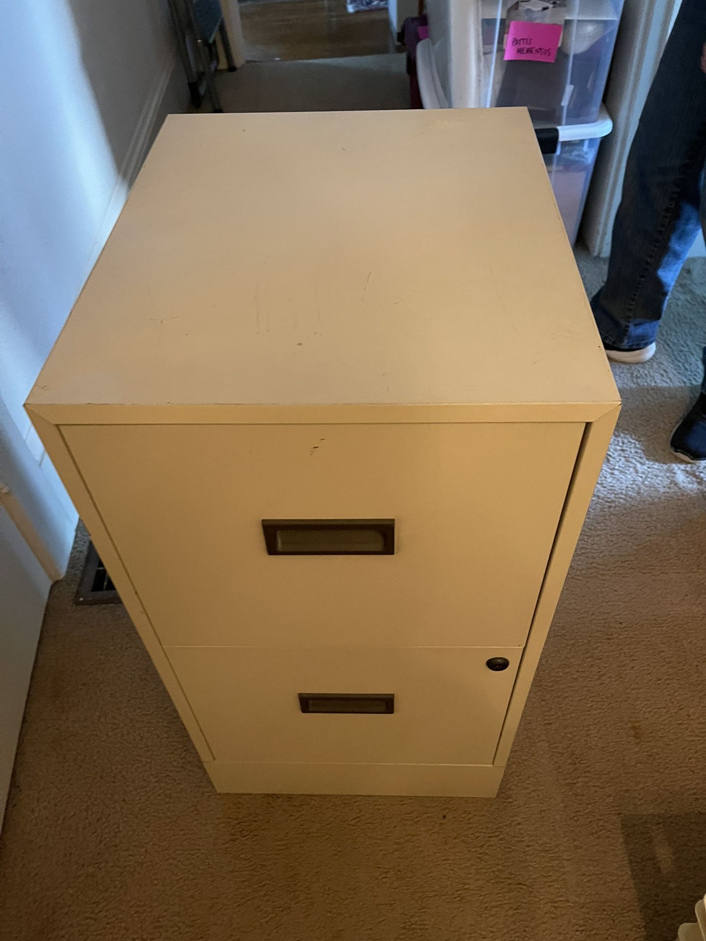 Free Two Drawer File Cabinet With Key