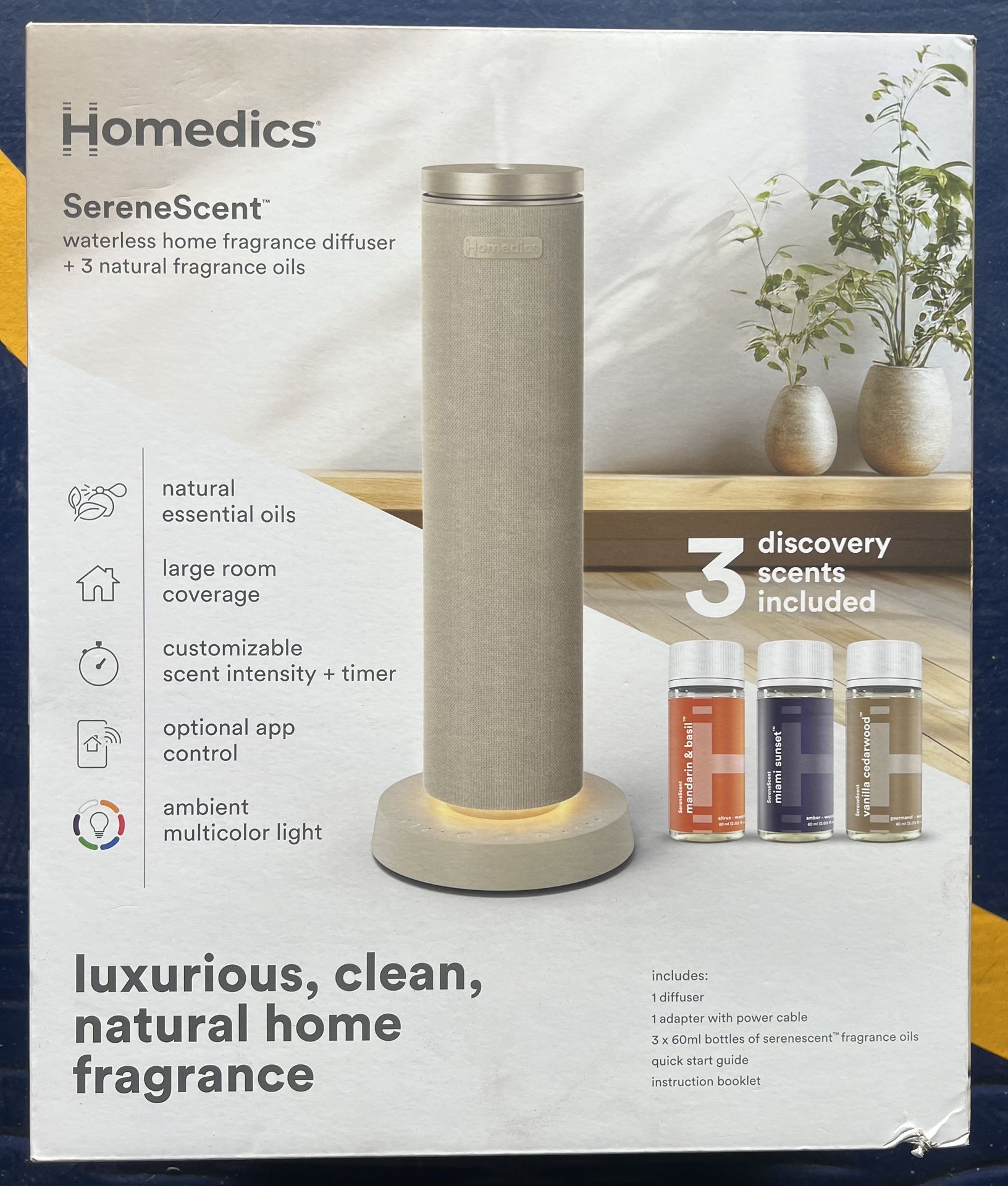 Homedics SereneScent Fragrance Diffuser
