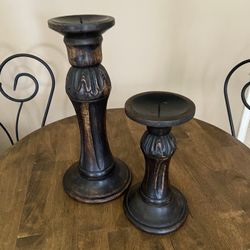 Antique Wooden Pillars