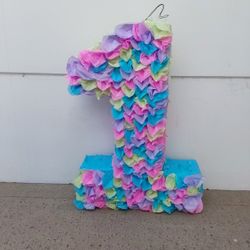 Number 1 Piñata For Birthday Parties