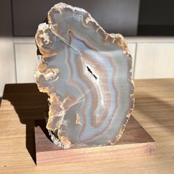 Agate Geode Bookend