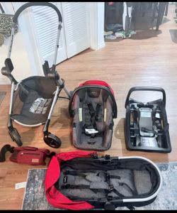 4 in 1 EvenFlo safemax travel set