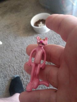 Vintage pink panther pin