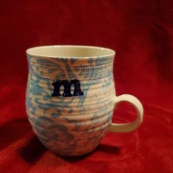 Anthropologie HOMEGROWN “m” Initial Mug