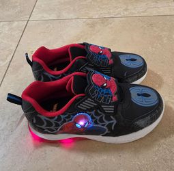 Spider-Man Kids Light-Up Sneakers size 1