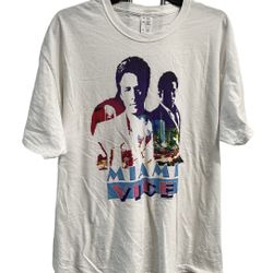 Miami Vice T Shirt XL White