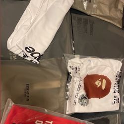ESSENTIAL SHORTS/SHIRTS, BAPE SHIRTS