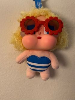 Pop Mart Cry Baby Plush Doll with Sunglasses Vacation Mode
