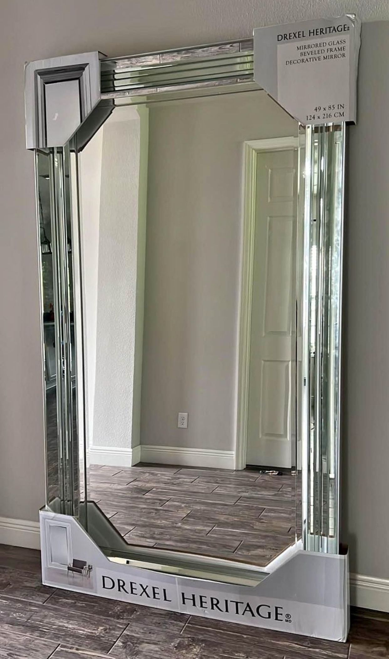 Huge entryway mirror