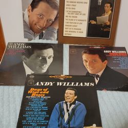 5 Andy Williams vinyls albums records