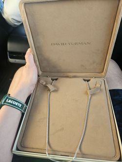 David Yurman White Gold Chain