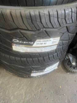  PAIR OF 2 Giovanna 275/30R24 – 24” UHP Tires – Great Deal