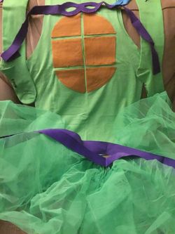 Ninja Turtle Costume  1 Adult  Size 1 Kids  Size6to8
