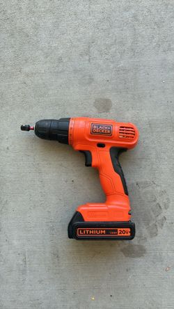 BLACK+DECKER 20V MAX Cordless Drill with Battery