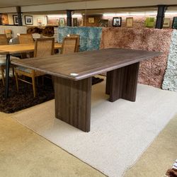 Burnt Oak Dining Table