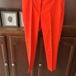 Orange Red Pants