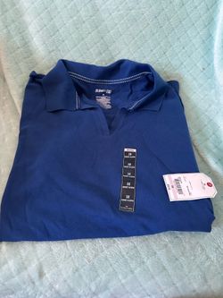 St John's Bay Ink Blue Polo Shirt 3X