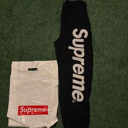 Black Supreme pants