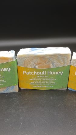 Patchouli Honey made by Earthangel Soaps made in the USA
