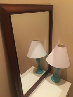 Amazing Real Wood Mirror | Also can Hang | Beautiful Piece Cheap Price