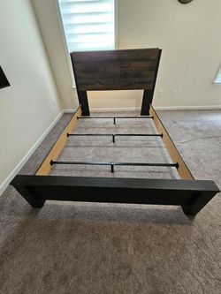 Queen Bed Frame with box spring