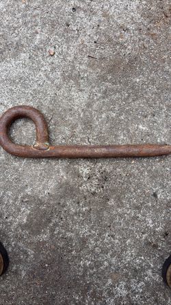 Heavy Duty Steel Eye Hook Rod