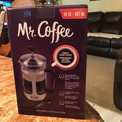 Brand New, Never Used Mr. Coffee 30 Oz Coffee Press