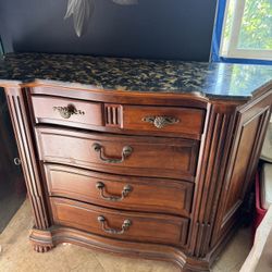Cabinet With Marble Top