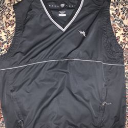 Nike Golf Clima-Fit Lightweight Windbreaker Vest Zip Pockets Men's Size M