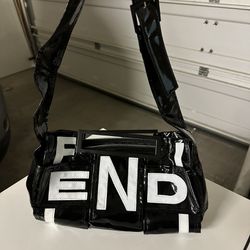 Fendi Pleather Handbag
