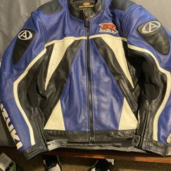 Suzuki GSX-R Elite Leather Jacket by AGV Sports