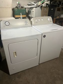 Whirlpool washer gas dryer installed