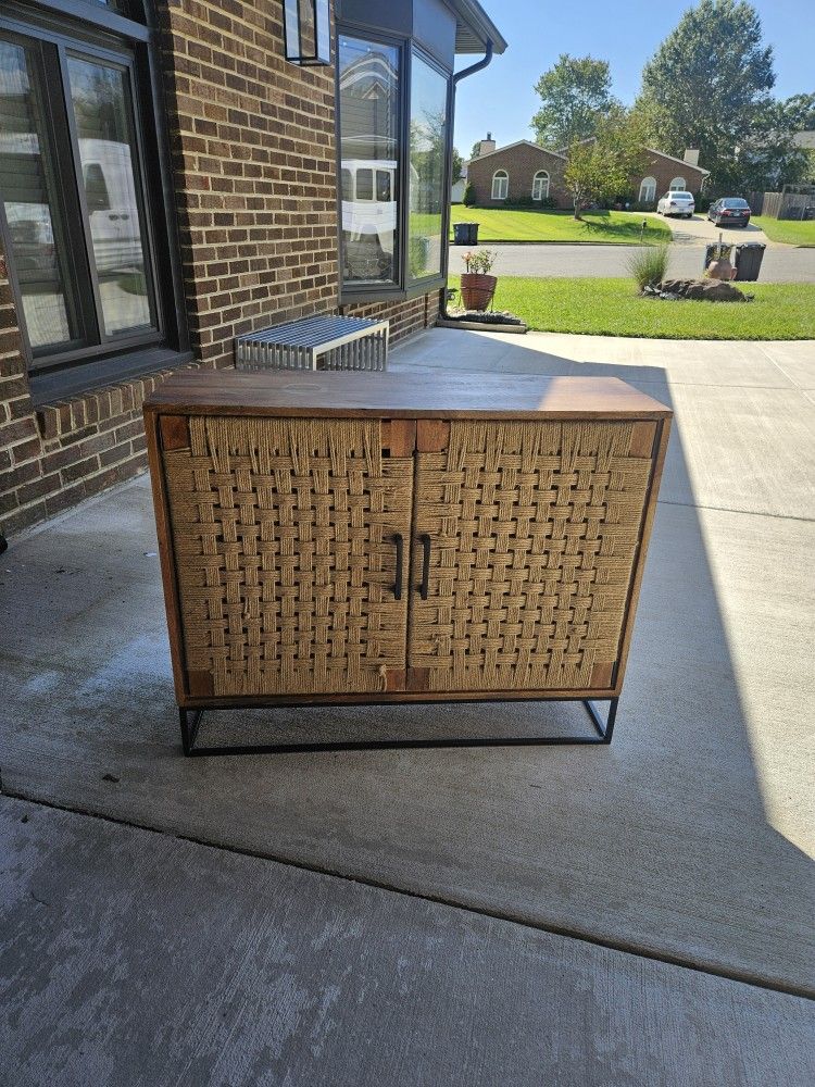 Small TV Stand Buffett Storage Cabinet