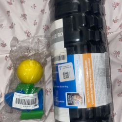 Foam Roller And Massage Ball With Workout Bands (BRAND NEW UNOPENED)