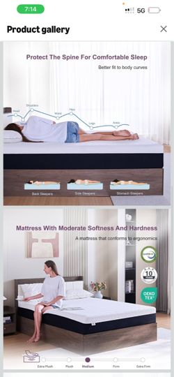 8" Full Gel Memory Foam Mattress – Wholesale