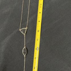 Geometric Shaped Elegant Gold Chain Necklace