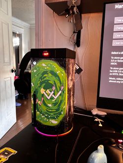 Xbox Series X with Rick and Morty Custom Wrap