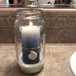 Glass Hurricane Candle