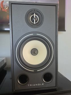 Triangle Borea BR03 100W 2-Way Bookshelf Speakers, Pair, Black ASH