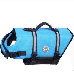 Dog Life Vest, Reflective & Adjustable Life Jacket for Dogs with Rescue Handle for Swimming & Boatin