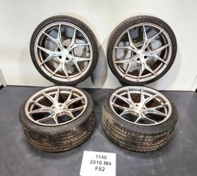  BMW F80 M3 F82 F83 M4 Rims Wheels ROHANA RFX5 20x9 ET20 20x11 ET36 w/Tires SET 