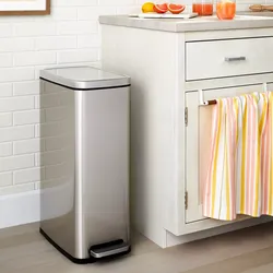 Stainless Steel Step Trash Can