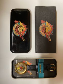 Disney Rocketeer Fossil Watch Dave Stevens 1991 MIP