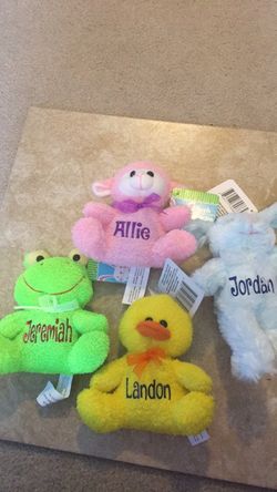 Personalized Easter animals