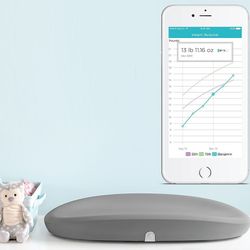 Hatch Baby HBG16001GRY Grow Smart Changing Pad and Scale