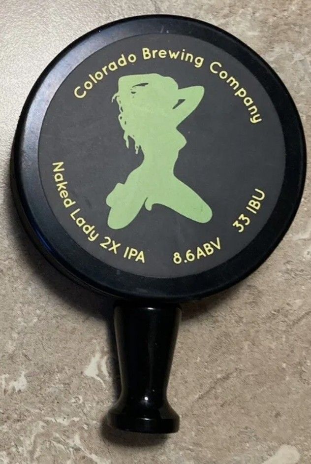 Naked Lady GrowlerWerks Tap Handle Ukeg Pro 64 & 128 Only (Hockey Puck)