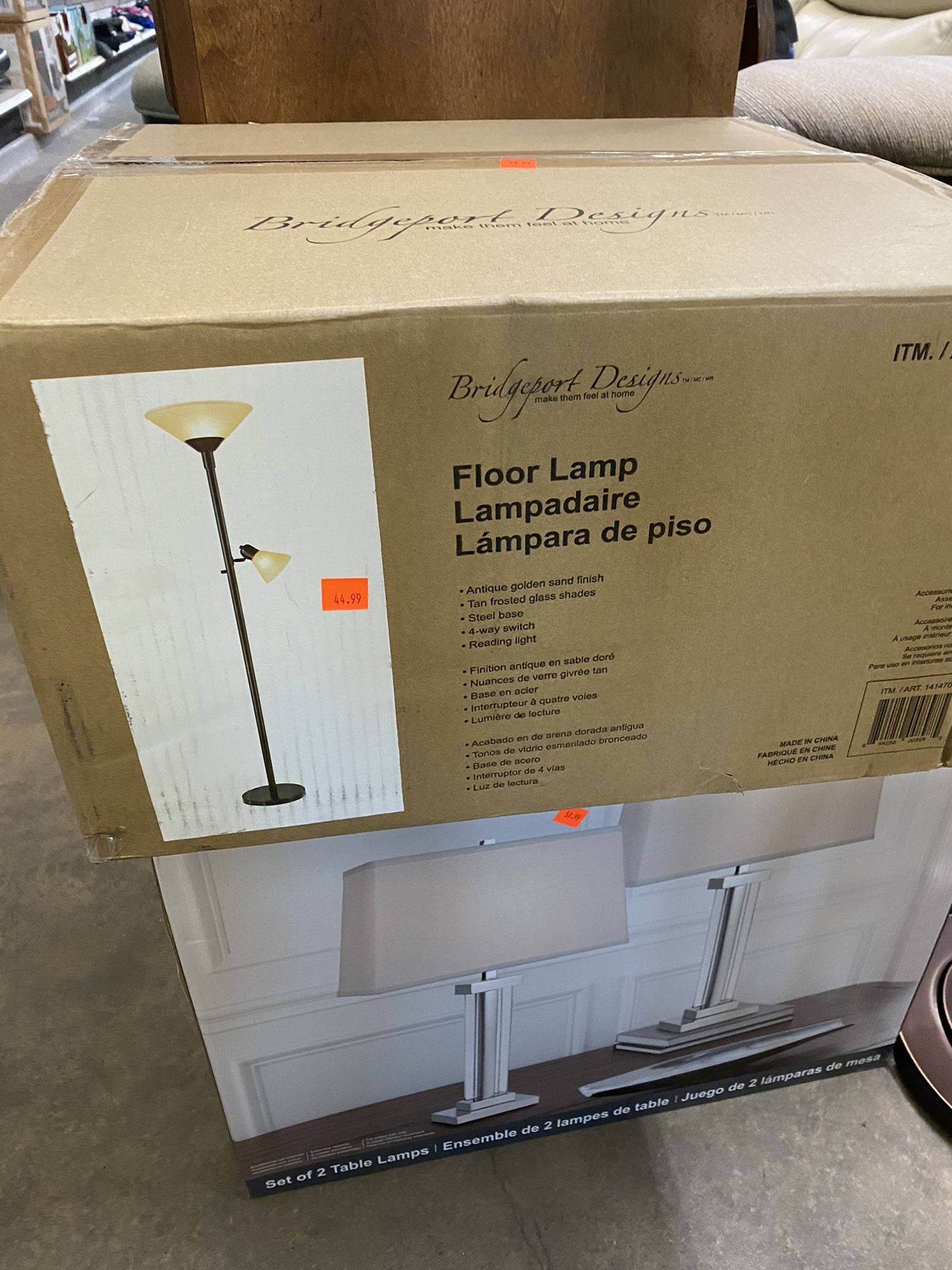 Bridgeport Design Floor lamp