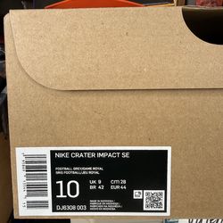 Nike Crater Impact SE Football Grey Game Royal DJ6308-003 Men's Athletic Sneaker